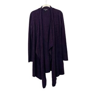 BAREFOOT DREAMS bamboo Chic Lite Calypso Wrap cardigan Size S/M purple boho cozy